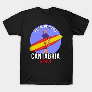 Somo Beach Cantabria Spain T-Shirt
